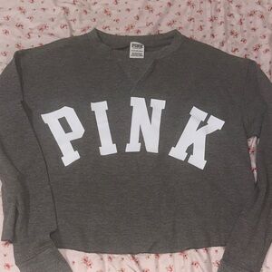 PINK Victoria's Secret Heather Gray Top